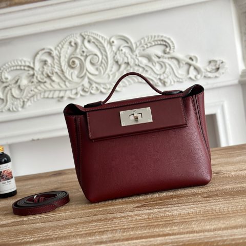 에르메스 Hermès Kelly Messenger Bag Burgundy