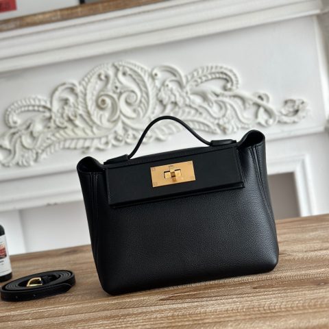 에르메스 Hermès Kelly Retourne Bag - Black