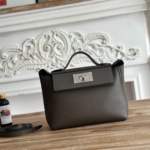 에르메스 Hermès Kelly bag in dark gray
