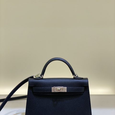 에르메스 Hermès Mini Kelly II Bag in Black