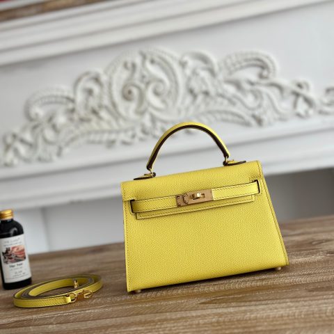 에르메스 Hermès Kelly Sellier Bag – Yellow