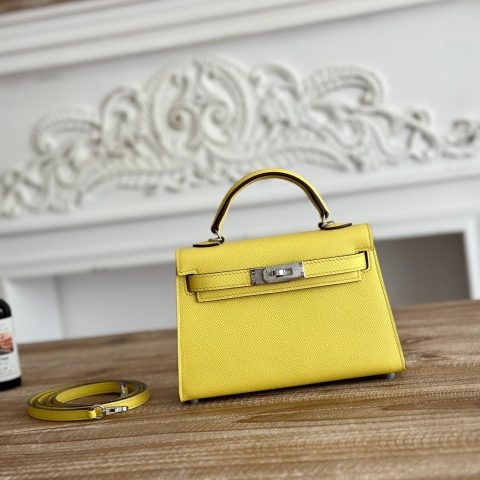 에르메스 Hermès Kelly Sellier Bag - Yellow