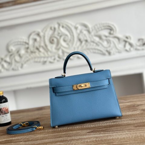 에르메스 Hermès Blue Kelly Sellier Bag