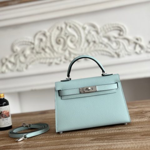에르메스 Hermès Kelly Sellier Bag Light Blue