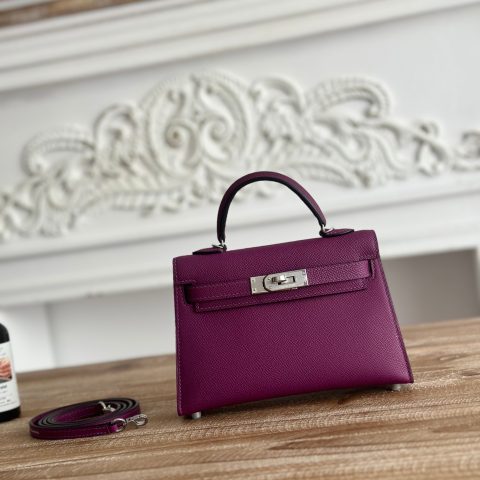에르메스 Hermès Kelly Sellier Bag - Purple