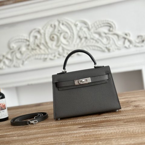 에르메스 Hermès Kelly 25 Sellier Bag – Dark Gray