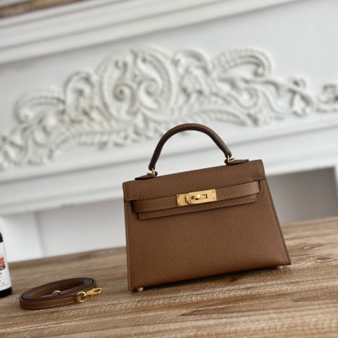 에르메스 Hermès Kelly Sellier Bag in Brown