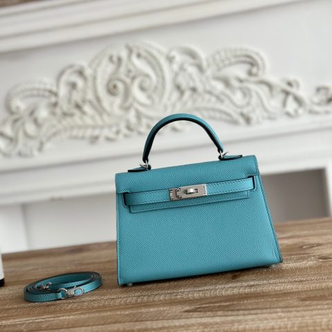 에르메스 Hermès Kelly Sellier Bag Turquoise