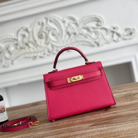 에르메스 Hermès Mini Kelly Sellier 20 Bag Pink