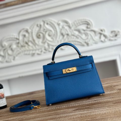에르메스 Hermès Kelly Sellier Bag - Blue