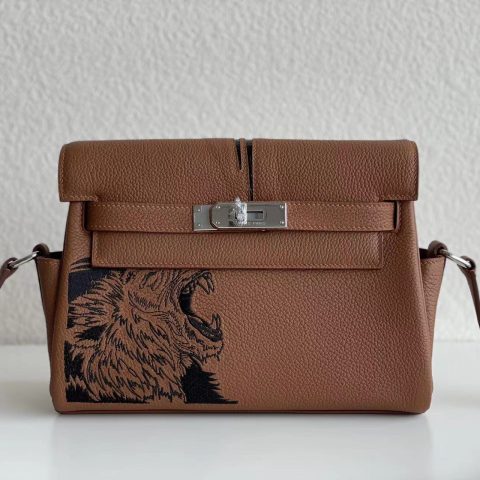 에르메스 Hermès Kelly Messenger Bag Brown