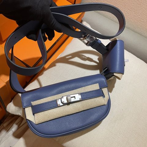 에르메스 Hermès Kelly Moove Bag in Blue