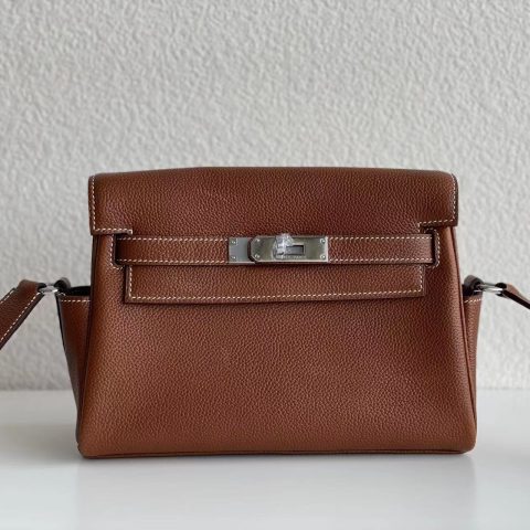 에르메스 Hermès Kelly Messenger Bag Brown
