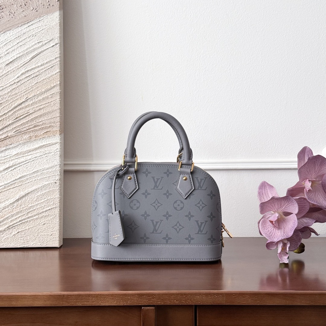 루이비통 Louis Vuitton Alma BB Monogram Ink in Grey