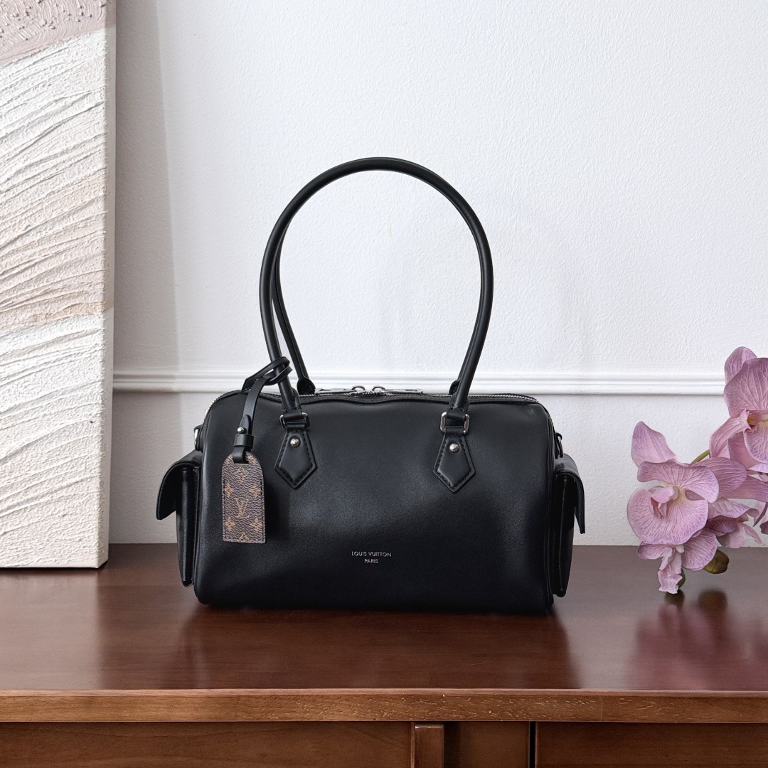 루이비통 Louis Vuitton Speedy Cargo Vibe Bag in Black