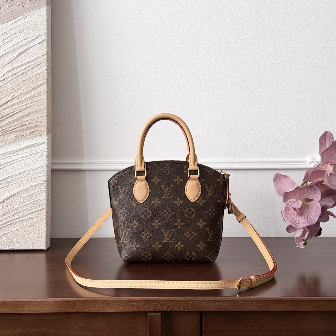 루이비통 Louis Vuitton Nano Alma Monogram Bag Brown Monogram