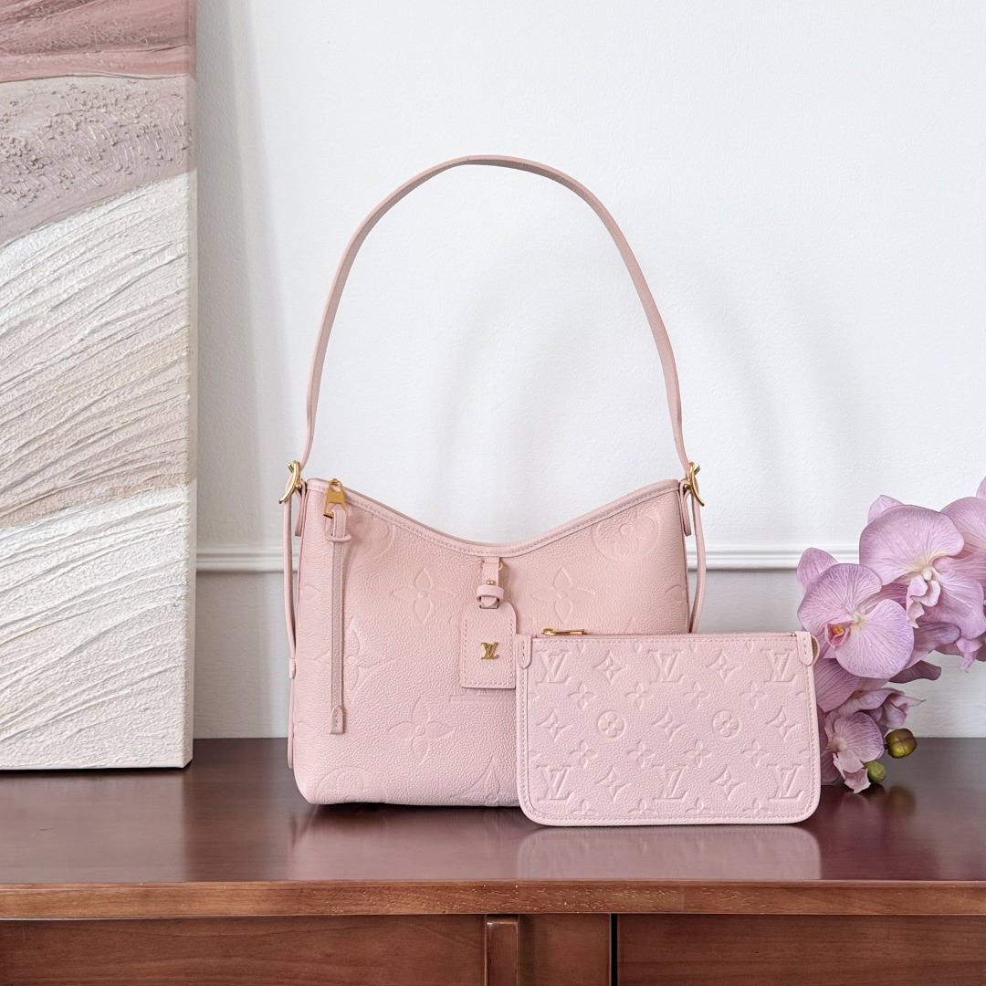 루이비통 Louis Vuitton CarryAll PM Monogram Empreinte Opal Pink