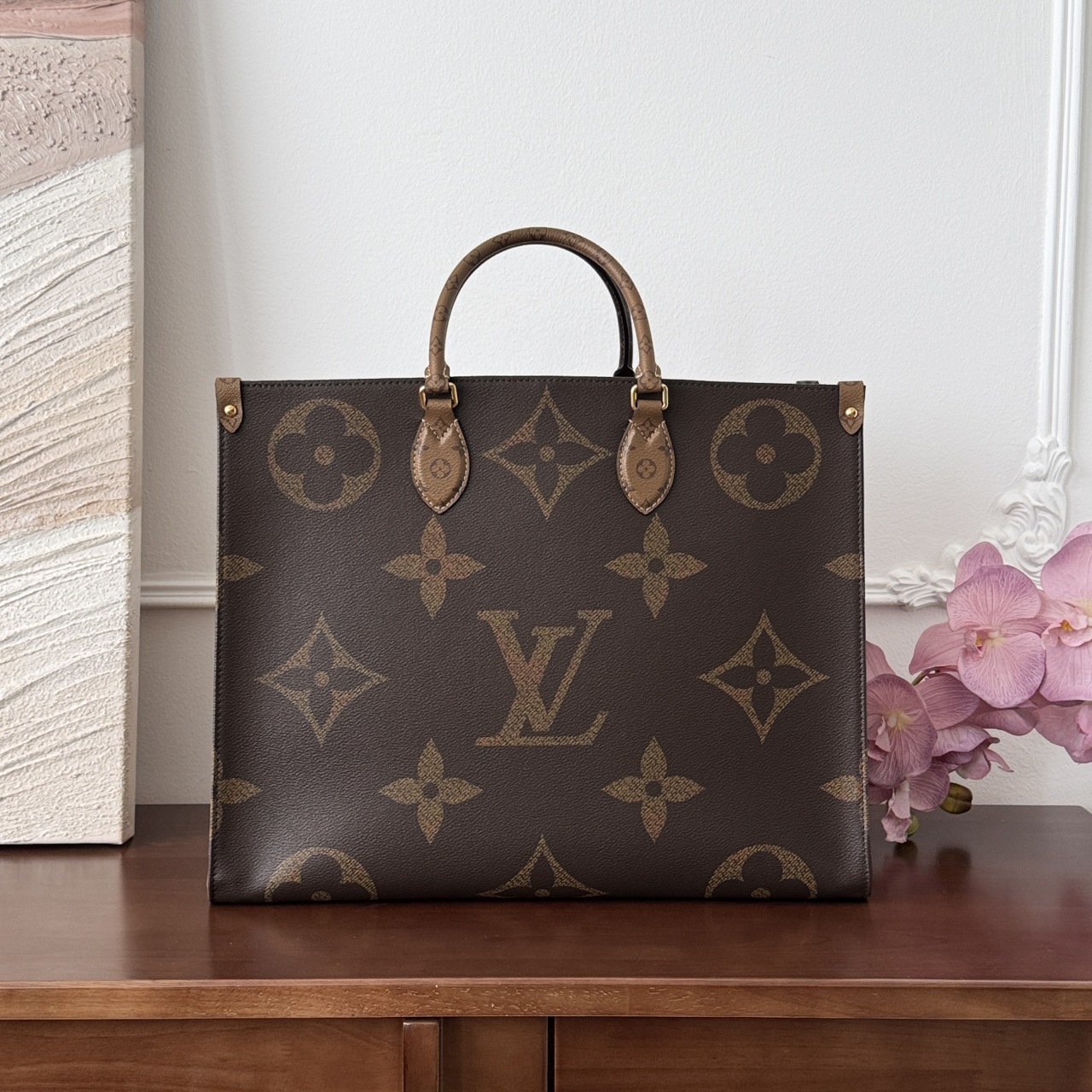 루이비통 Louis Vuitton OnTheGo GM Monogram Giant Tote Brown