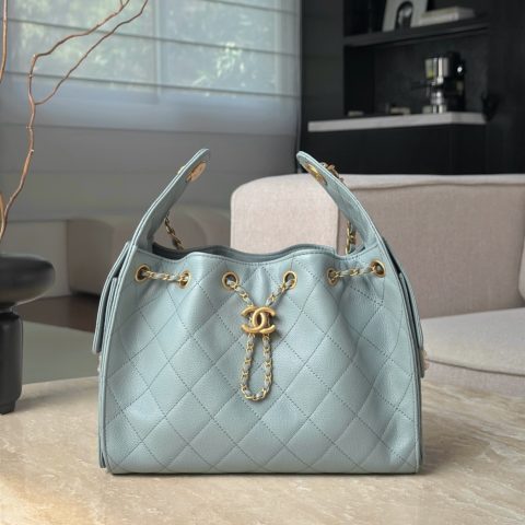 샤넬 Chanel 25 Hobo Bag in Light Blue