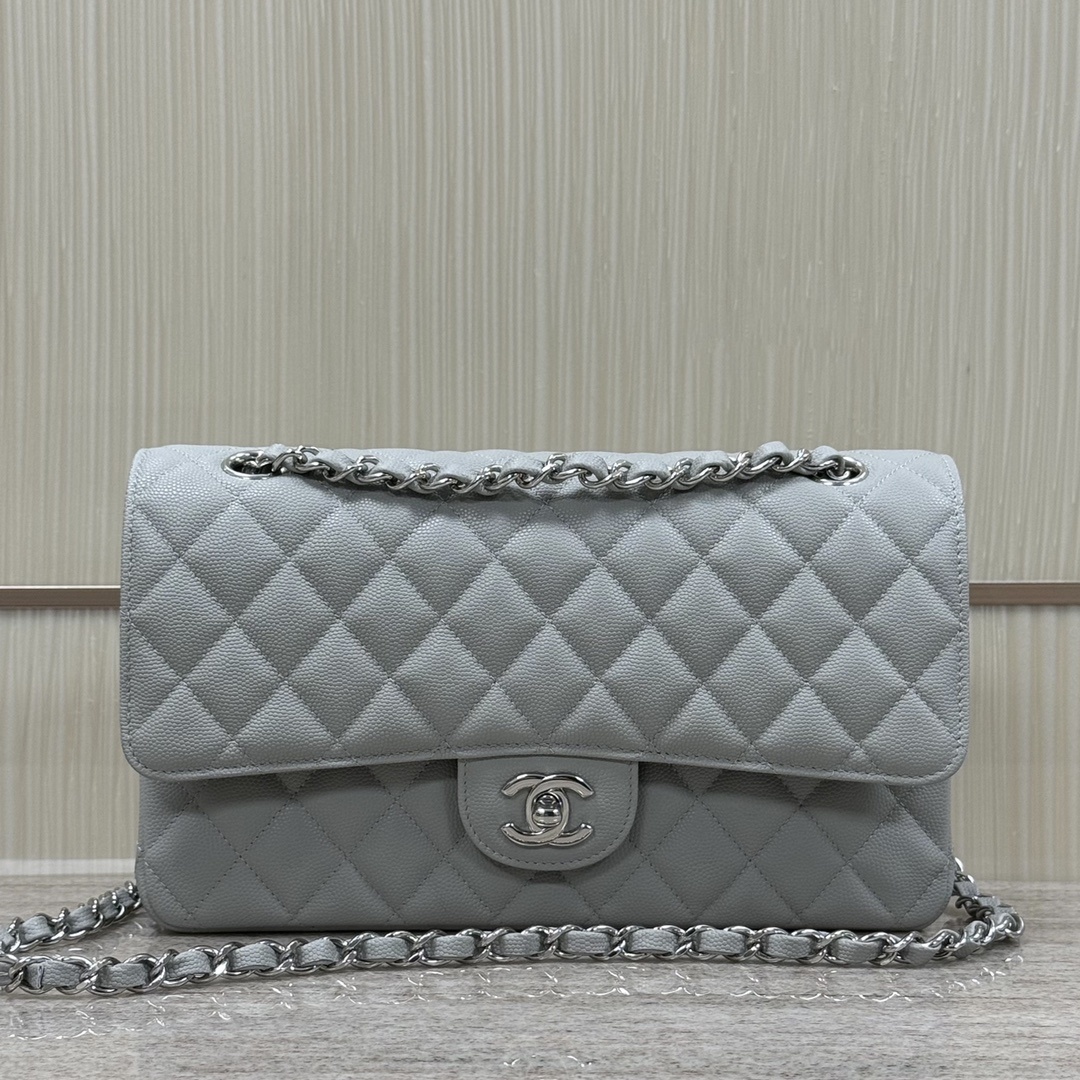 샤넬 Chanel Classic Flap Bag, Gray