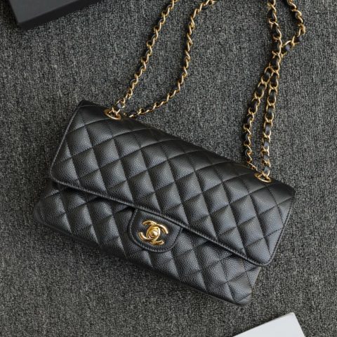 샤넬 Chanel Classic 11.12 Handbag Black