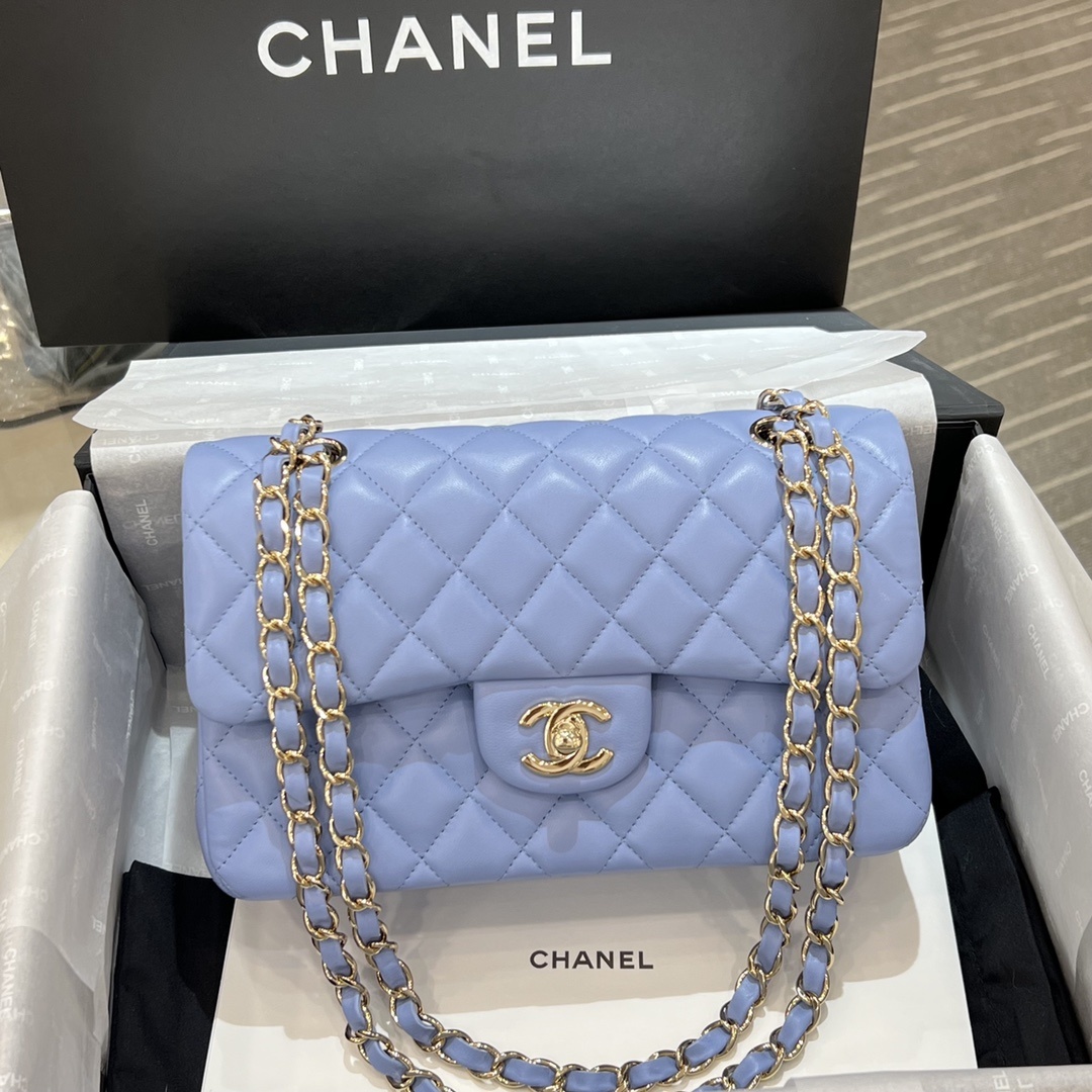 샤넬 Chanel Small Classic Flap Bag – Light Blue